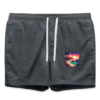 Punta Cana Dominican Republic Vacation Sunset - Swim Trunks - anthracite - Front - AI Model Male 185 light (185cm)
