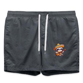 Cinco de Mayo Sloth Mariachi - Swim Trunks - anthracite - Front - AI Model Male 185 light (185cm)
