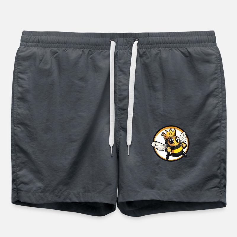 Bee Beer - Swim Trunks - anthracite