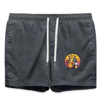 Bière Wurm - Short de bain - charbon - Devant - AI Model Male 185 light (185cm)