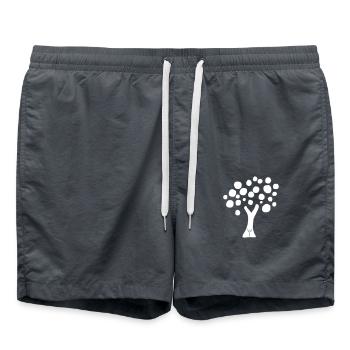 Baum iYpsilon - Badeshorts - Anthrazit - Vorne - AI Model Male 185 light (185cm)