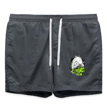 karpfen - Badeshorts - Anthrazit - Vorne - AI Model Male 185 light (185cm)