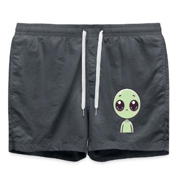 Alien mignon - Short de bain - charbon - Devant - AI Model Male 185 light (185cm)