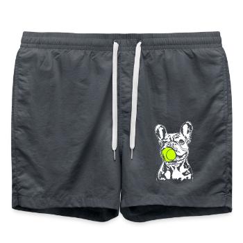 Bouledogues Français Chiens Chien Wilsigns - Short de bain - charbon - Devant - AI Model Male 185 light (185cm)