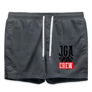 Jga Crew Bräutigam Team - Badeshorts - Anthrazit - Vorne - AI Model Male 185 light (185cm)