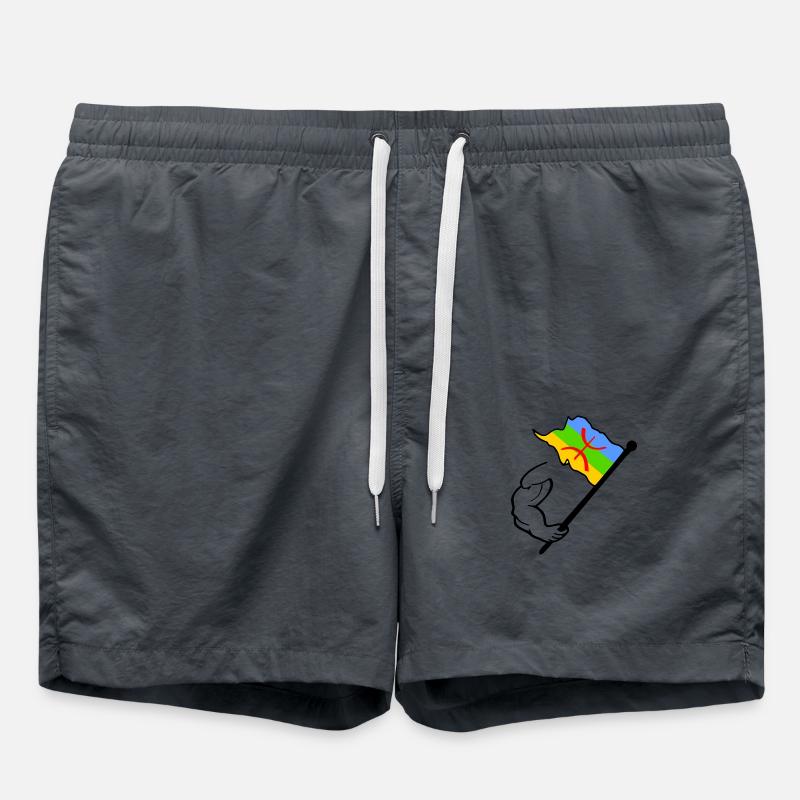 Drapeau amazigh - Short de bain - charbon