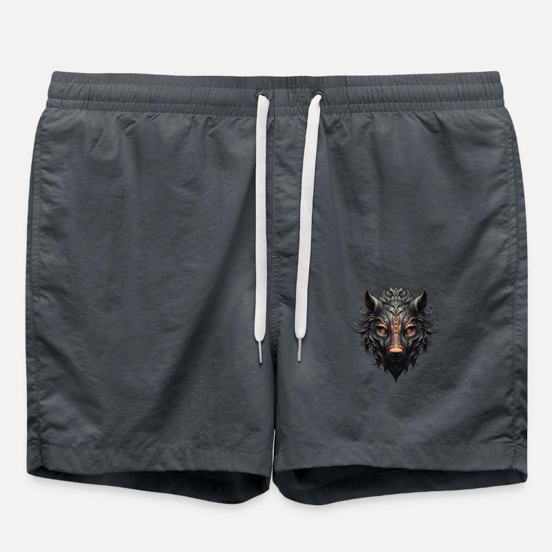 Wild boar - Swim Trunks - anthracite
