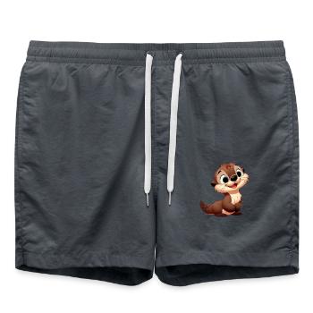 loutre - Short de bain - charbon - Devant - AI Model Male 185 light (185cm)