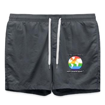 Autism Quote T-Shirt - Swim Trunks - anthracite - Front - AI Model Male 185 light (185cm)