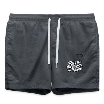 SPORTS DE PARAPENTE | GRAFFITI STYLE - Short de bain - charbon - Devant - AI Model Male 185 light (185cm)