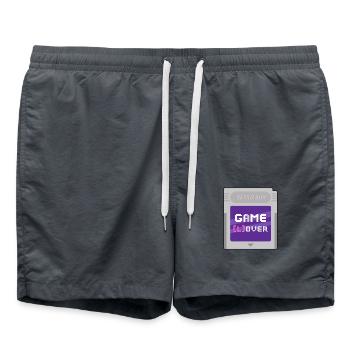 RETRO BOY Game Lover - Short de bain - charbon - Devant - AI Model Male 185 light (185cm)