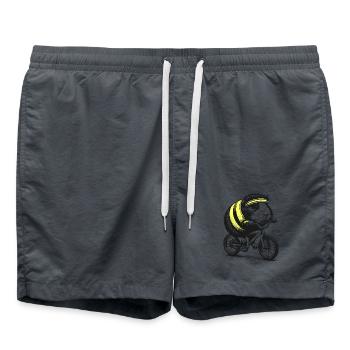 Cochon d’Inde cycliste - Short de bain - charbon - Devant - AI Model Male 185 light (185cm)