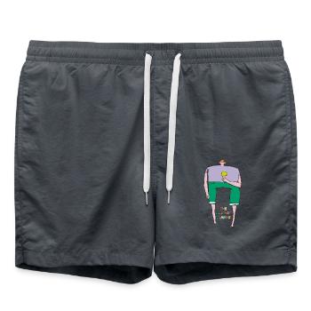 the Gourmet summer - Short de bain - charbon - Devant - AI Model Male 185 light (185cm)