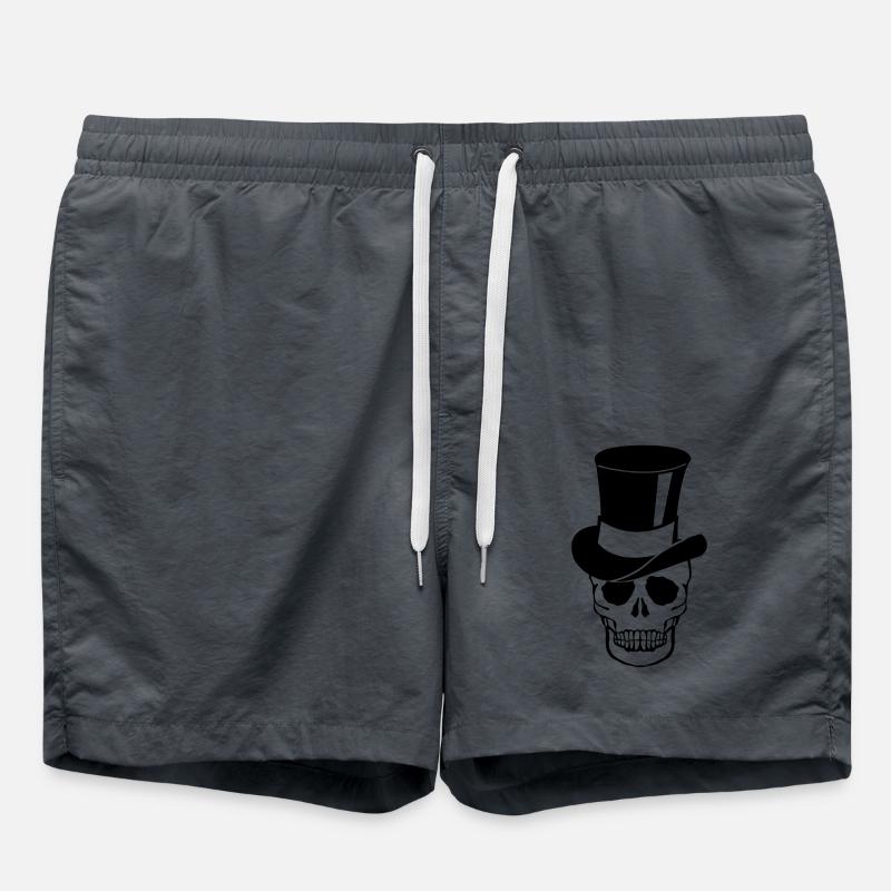 Skull Cylinder - Swim Trunks - anthracite