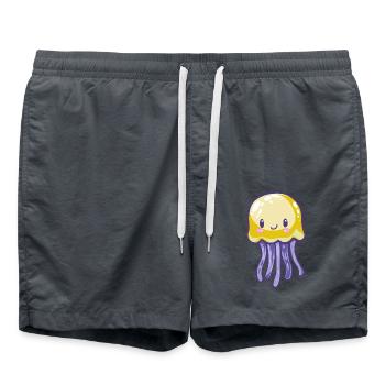 Méduse - Short de bain - charbon - Devant - AI Model Male 185 light (185cm)