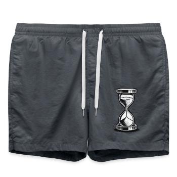 hourglass - Swim Trunks - anthracite - Front - AI Model Male 185 light (185cm)