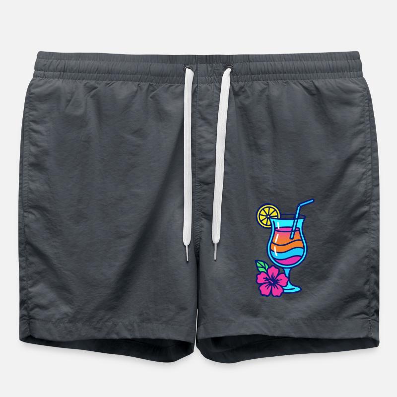 cocktail - Swim Trunks - anthracite