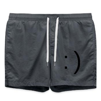 Sourire - Short de bain - charbon - Devant - AI Model Male 185 light (185cm)