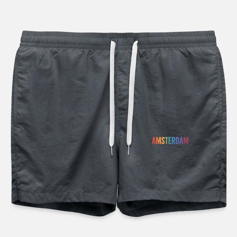 AMSTERDAM - Swim Trunks - anthracite