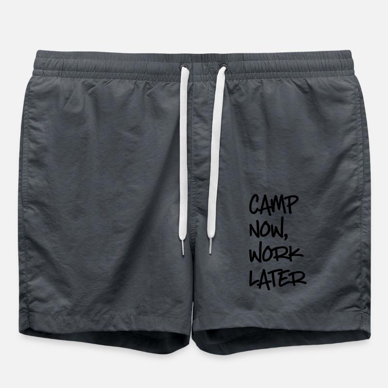 Camping - Badeshorts - Anthrazit