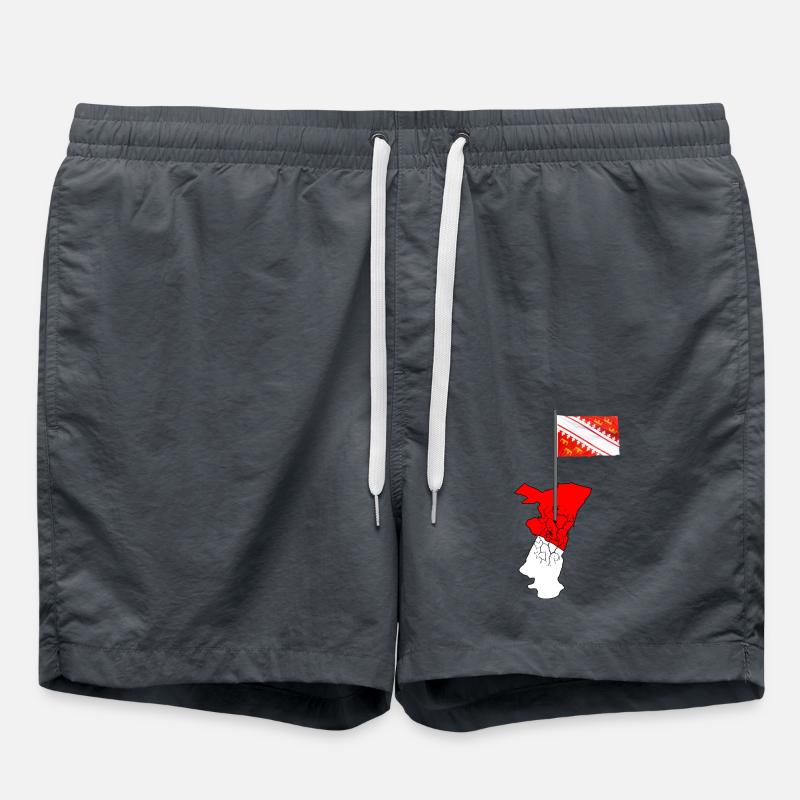 Alsace Flag - Swim Trunks - anthracite