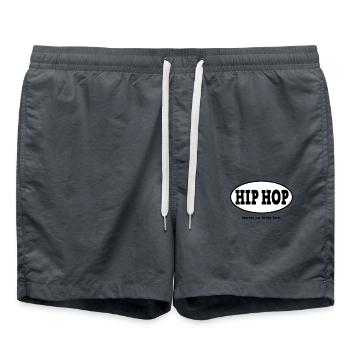 Commencé dans le parc. Hip-hop - Short de bain - charbon - Devant - AI Model Male 185 light (185cm)