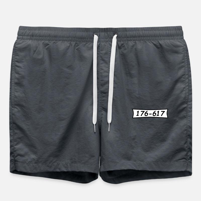 Panzerknacker number 176 617 - Swim Trunks - anthracite