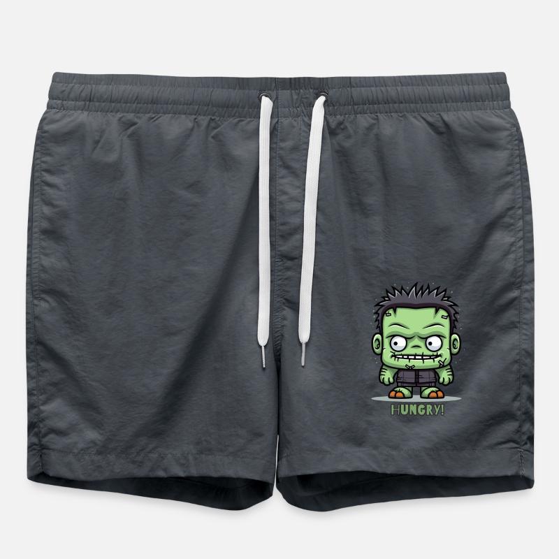 Petit zombie affamé - Short de bain - charbon