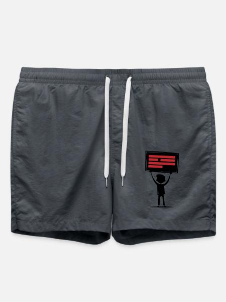 Embassy Demonstration - Swim Trunks - anthracite