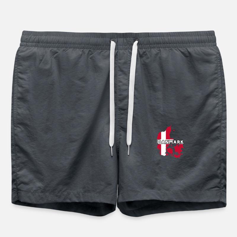 Danmark - Swim Trunks - anthracite