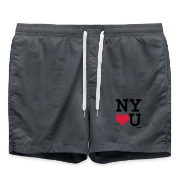 New York liebt Sie von wam - Badeshorts - Anthrazit - Vorne - AI Model Male 185 light (185cm)