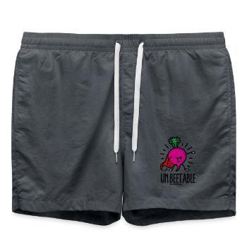 Unbeetable / unbeatable beetroot beet light - Swim Trunks - anthracite - Front - AI Model Male 185 light (185cm)
