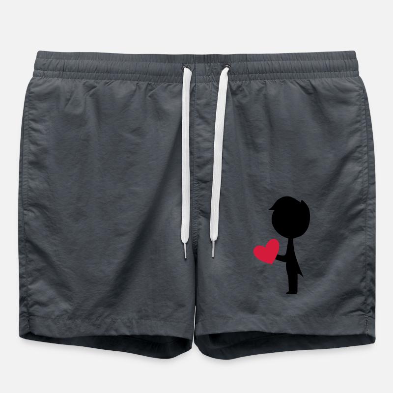 groom - Swim Trunks - anthracite