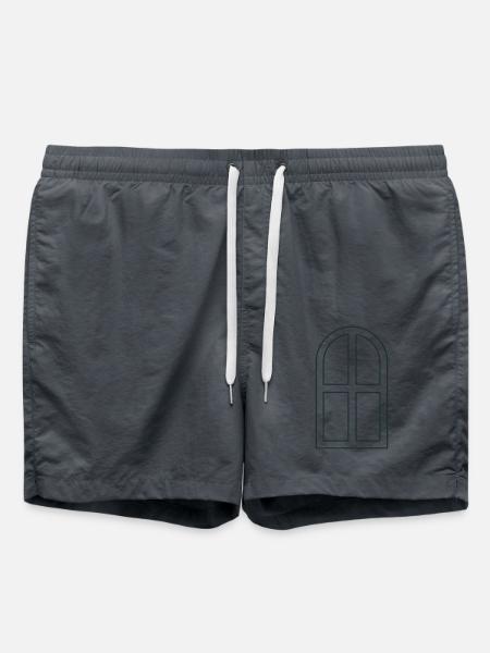 Arch window open - Swim Trunks - anthracite