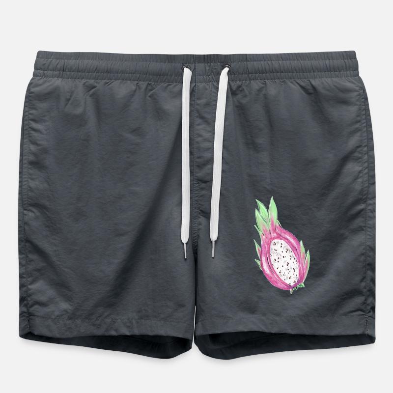 Drachenfrucht - Badeshorts - Anthrazit