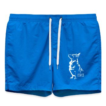Welsh Corgi Silhouette Chiens Chien Wilsigns - Short de bain - cobalt blue - Devant