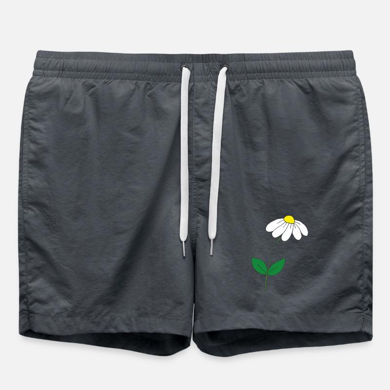 süsses Gänseblümchen - Badeshorts - Anthrazit