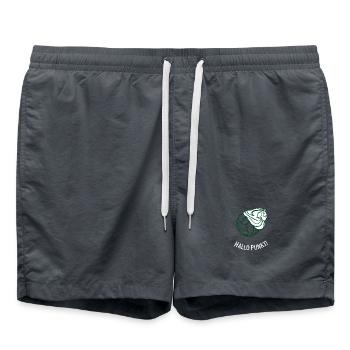 Wir begrüßen unseren ersten Punkt: - Badeshorts - Anthrazit - Vorne - AI Model Male 185 light (185cm)