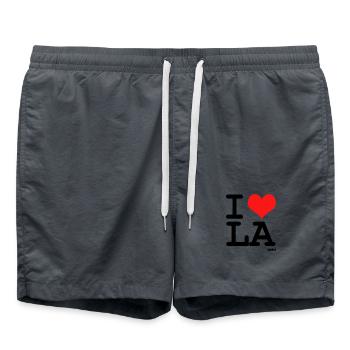 la - Badeshorts - Anthrazit - Vorne - AI Model Male 185 light (185cm)