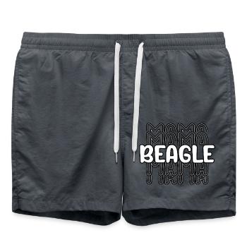 Maman Beagle - Short de bain - charbon - Devant - AI Model Male 185 light (185cm)