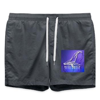 BALEINE BLEUE - Short de bain - charbon - Devant - AI Model Male 185 light (185cm)