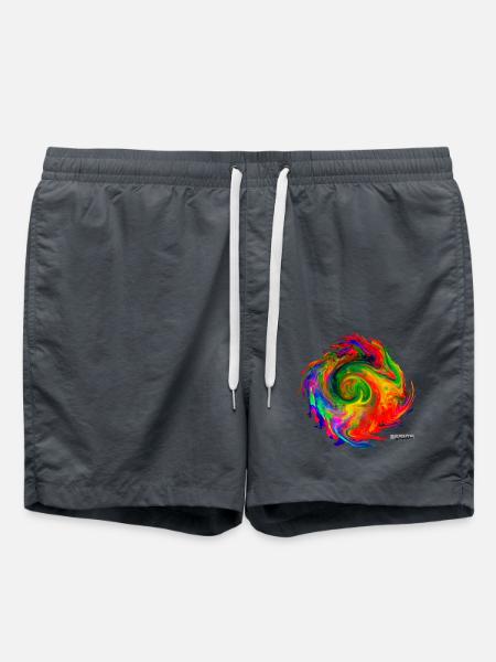 "Tornado2.4" by Acryl Galerie & Design - Badeshorts - Anthrazit
