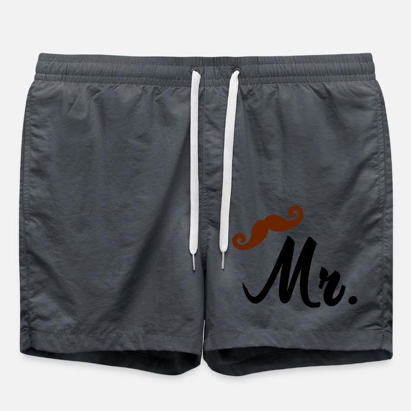 Mr - Swim Trunks - anthracite