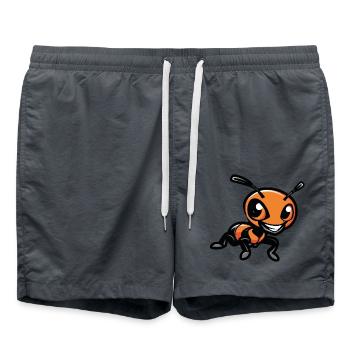fourmi - Short de bain - charbon - Devant - AI Model Male 185 light (185cm)