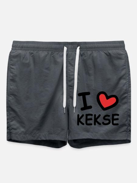 I Love Cookies - Swim Trunks - anthracite