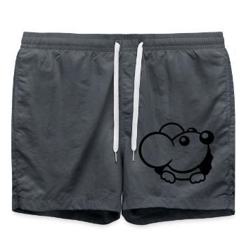 Trou de souris Trou de souris Trou de souris Peeps Mignon Drôle Bande dessinée - Short de bain - charbon - Devant - AI Model Male 185 light (185cm)