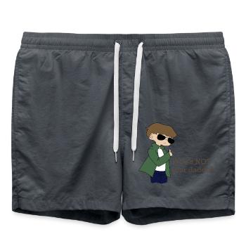 Not Your Daddy - Badeshorts - Anthrazit - Vorne - AI Model Male 185 light (185cm)