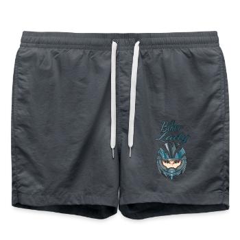 Lady biker pour un motard motard - Short de bain - charbon - Devant - AI Model Male 185 light (185cm)