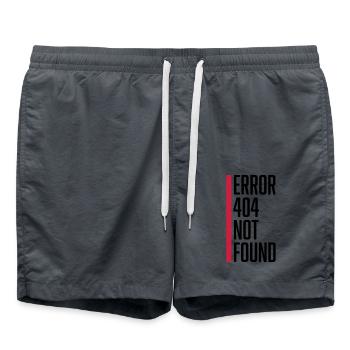 Error 404 not found - Swim Trunks - anthracite - Front - AI Model Male 185 light (185cm)