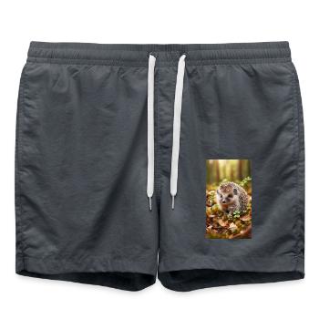 Hedgehog - Swim Trunks - anthracite - Front - AI Model Male 185 light (185cm)